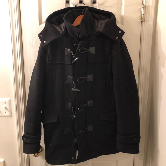 zara duffle coat mens